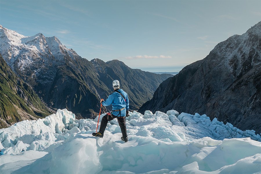 Roady at Franz Josef Glacier, New Zealand